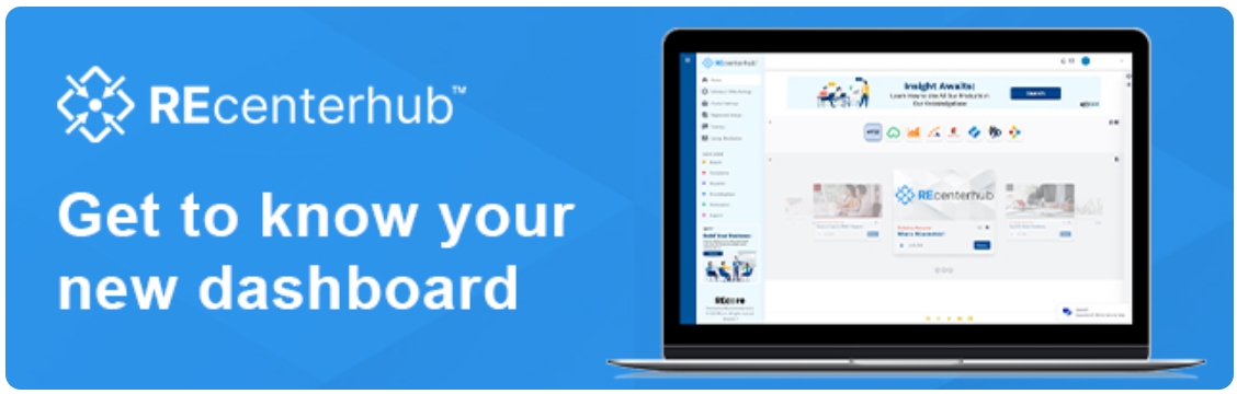 REcetnerhub the new CRMLS dashboard