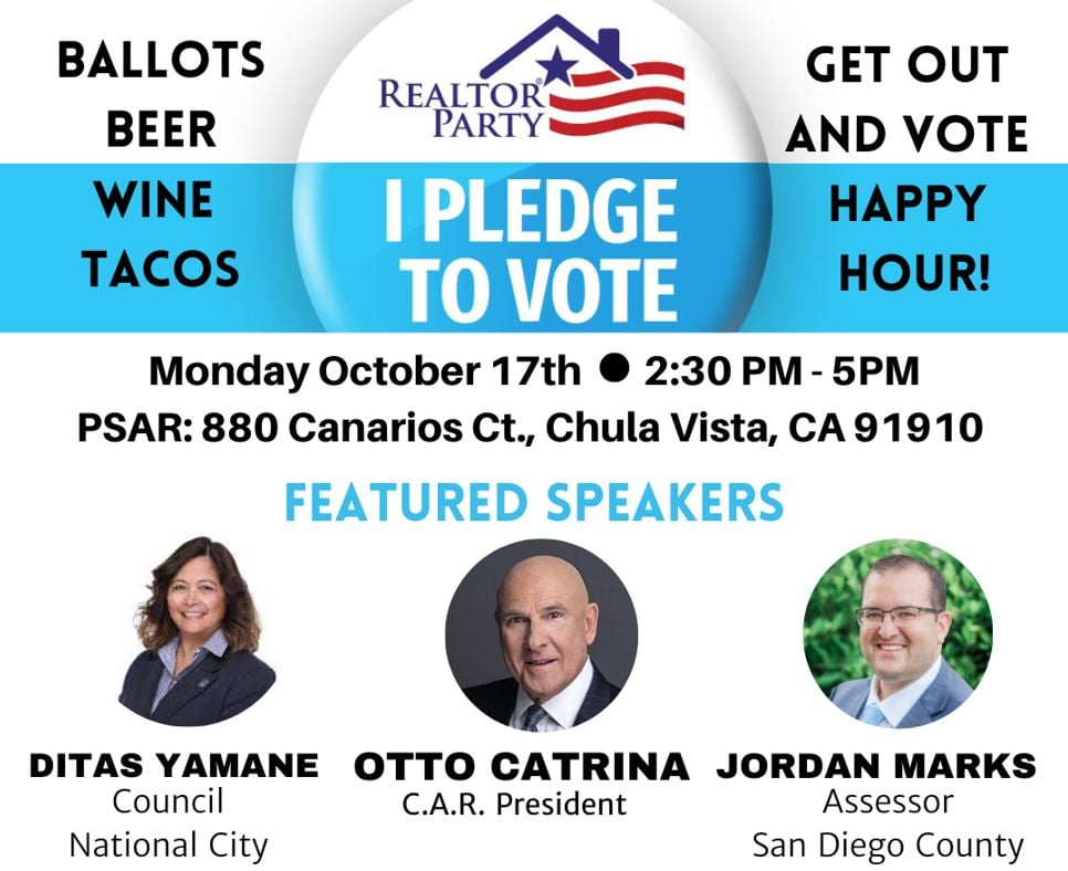 Get out and vote happy hour with Ditas,Otto & Jordan 