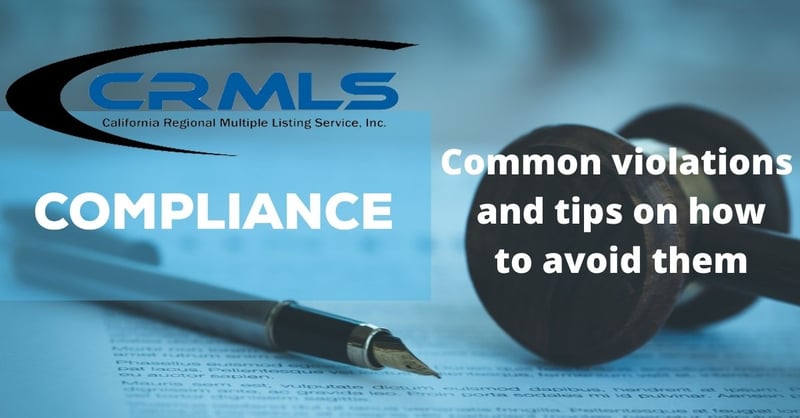 CRMLS Compliance - Avoid Fines