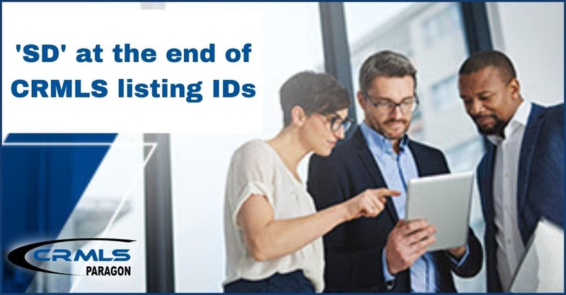 Why you may see 'SD' at the end of listing IDs