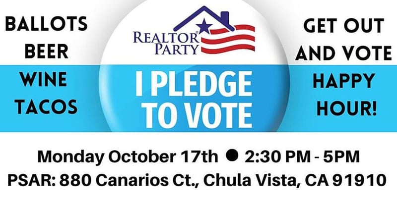Get out the Vote Happy Hour