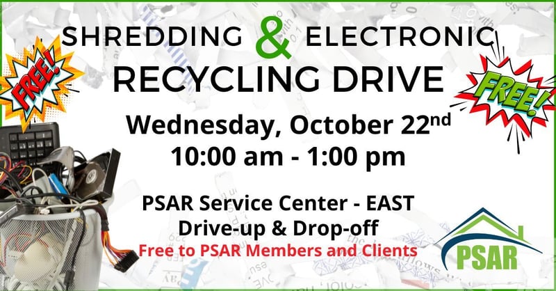 PSAR Free Shredding and Electronic Recycle Event