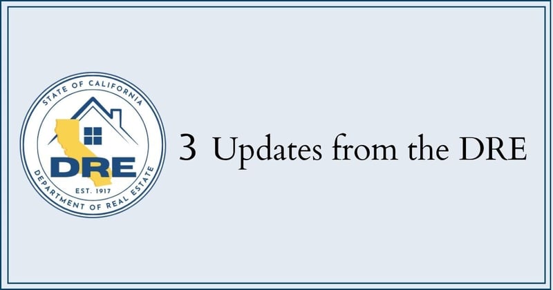 New resources and safety alerts from the DRE