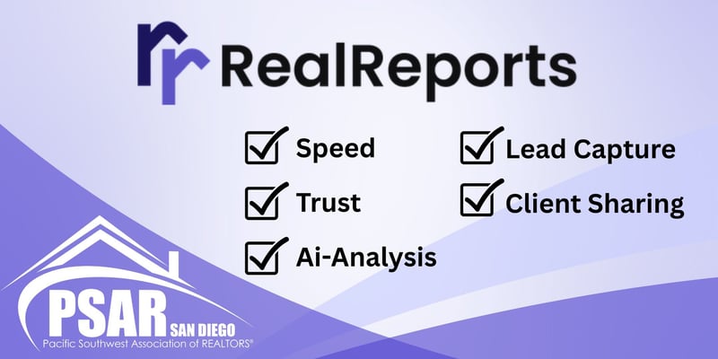 Stand Out and Close Faster with RealReports — FREE benefit Available now