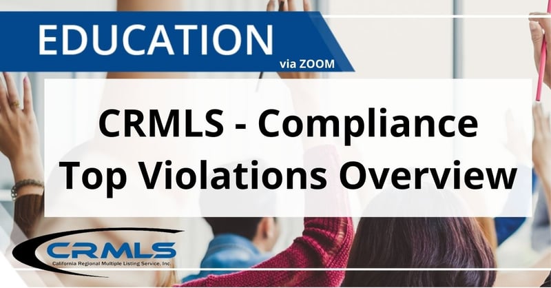 CRMLS Compliance - Top Violations Overview