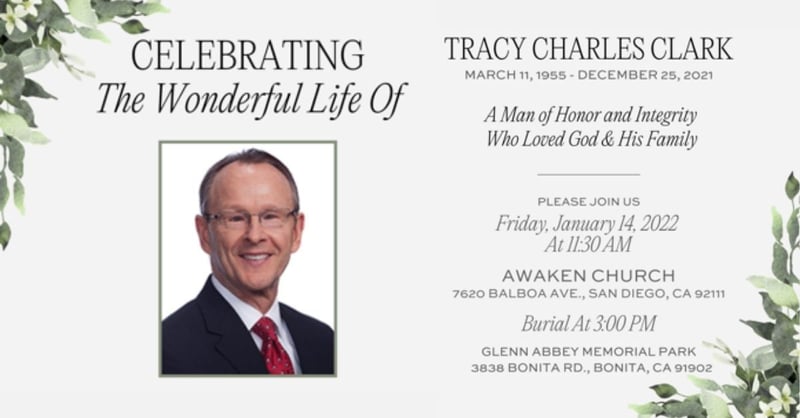 TRACY CLARK, PSAR MEMBER, COMMERCIAL BROKER, 1955-2021