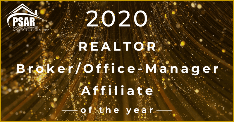 2020 AFFILIATE, BROKER/OFFICE MANAGER & REALTOR® OF THE YEAR AWARDS