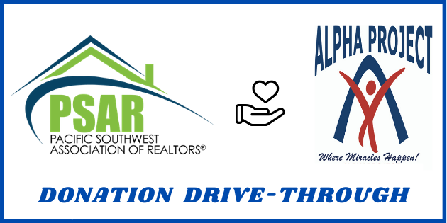 PSAR sponsors a Donation Drive-thru for the Alpha Project