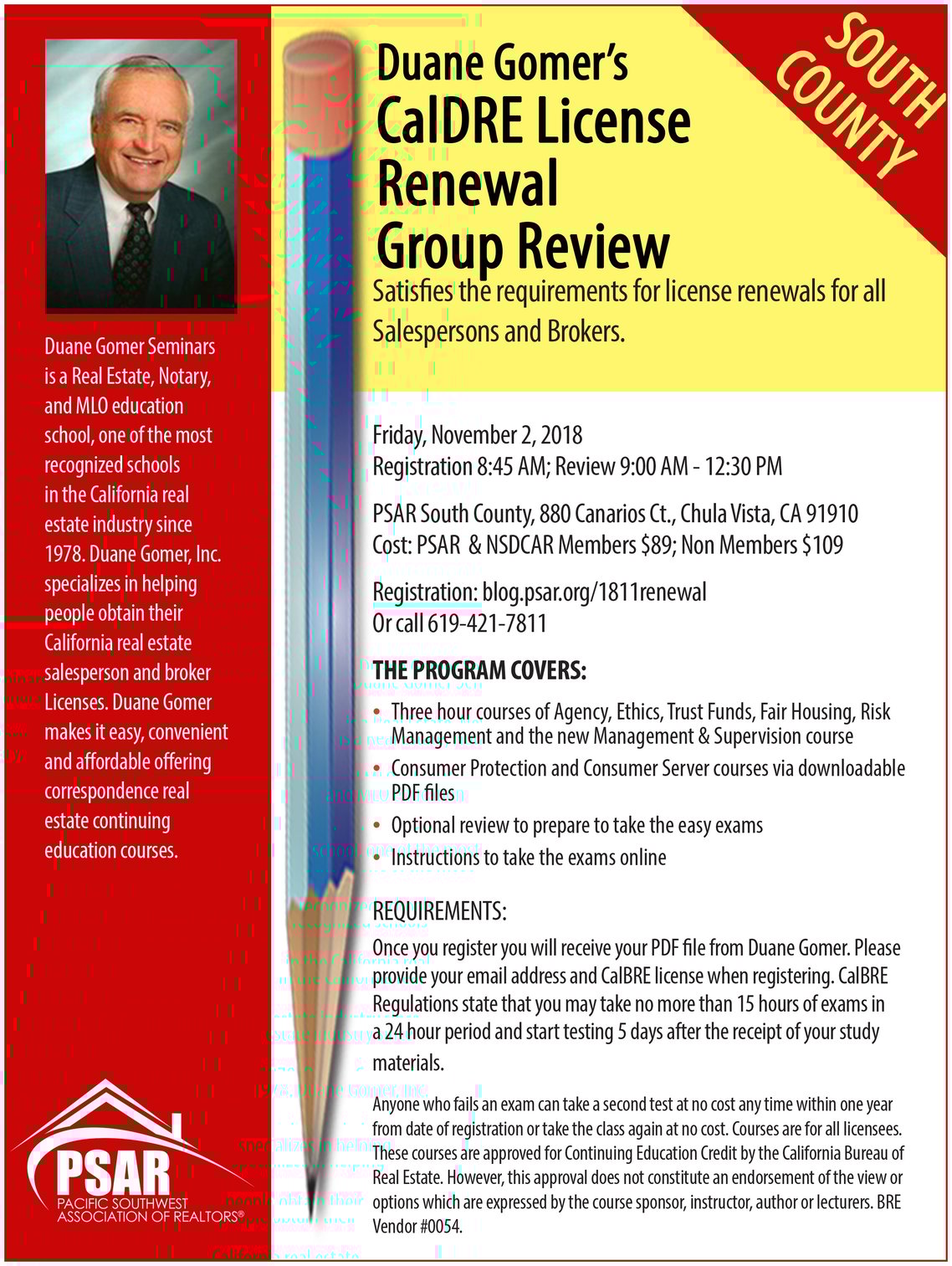 Live group review for the Cal DRE License Renewal