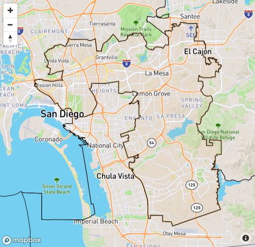 MAP FOR 53 DISTRICT