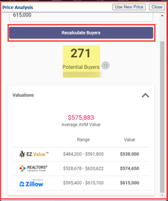 Price Analysis Feature 2