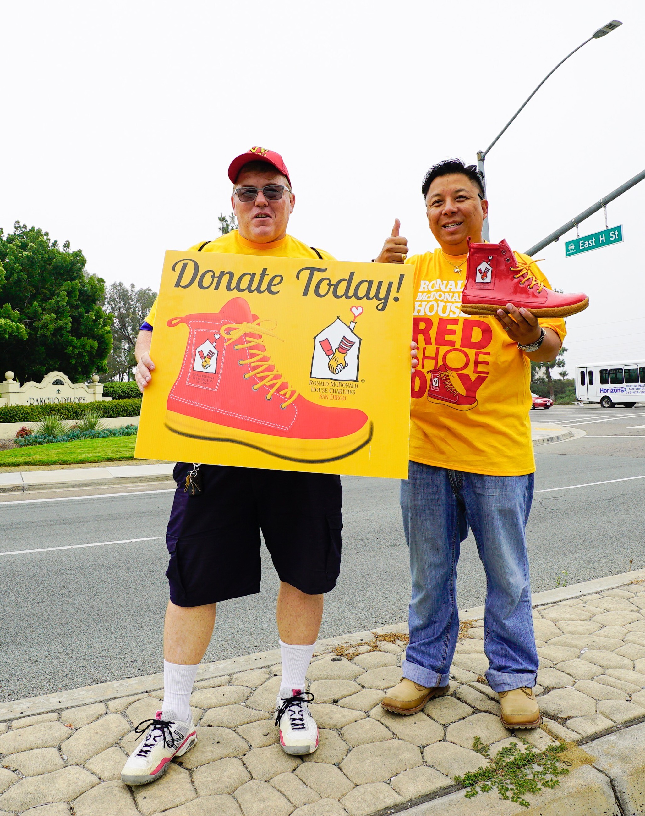 Ronald MacDonald Red Shoe Day