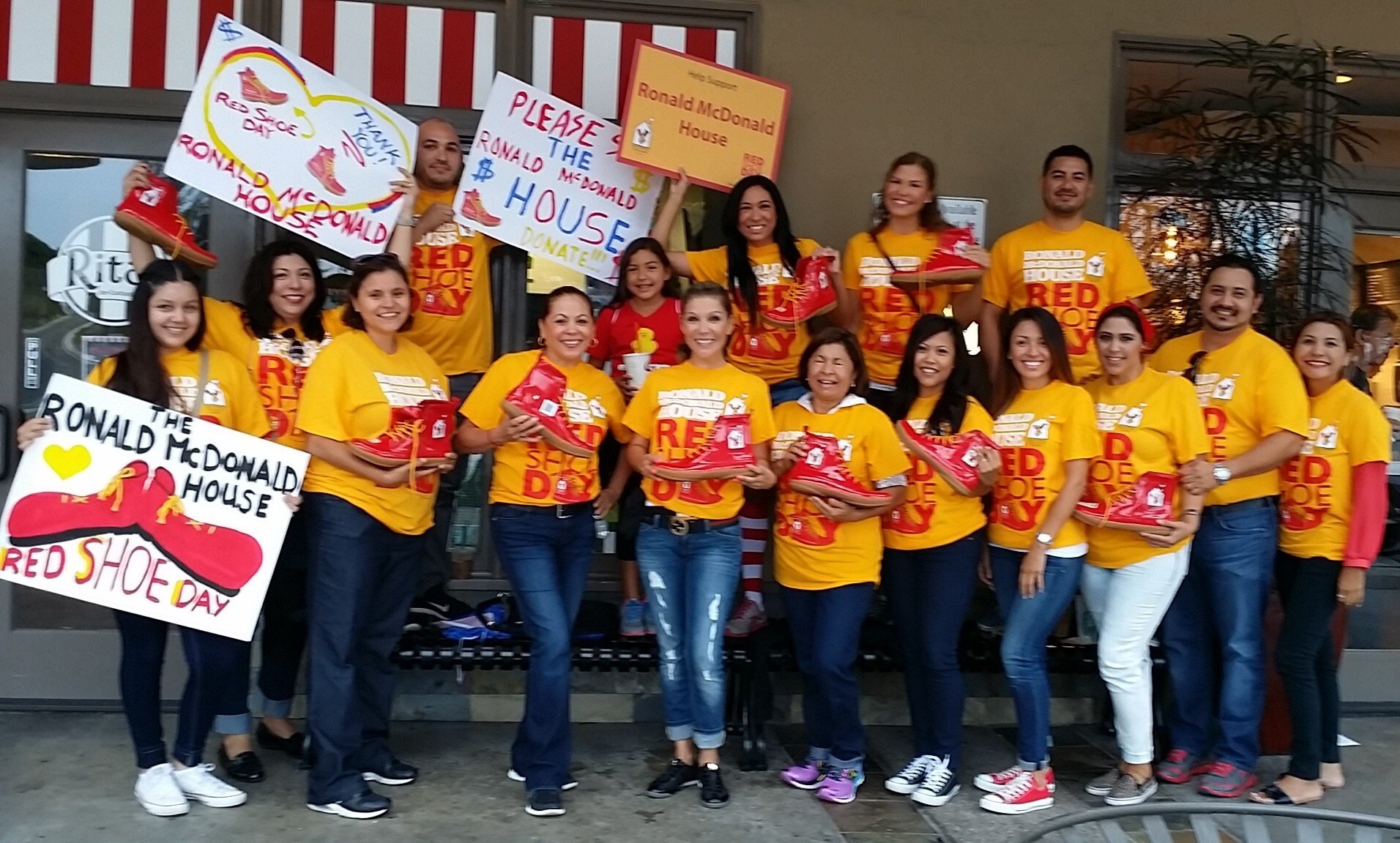 Ronald MacDonald Red Shoe Day Team