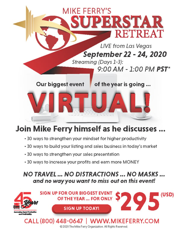 Virtual Superstar Retreat 2020 - Mike Ferry