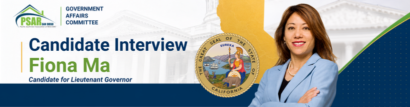 PSAR Government Affairs Hosts Candidate Interview with State Treasurer Fiona Ma