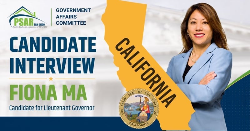 PSAR Government Affairs Hosts an Interview with Fiona Ma, Candidate for Lieutenant Governor