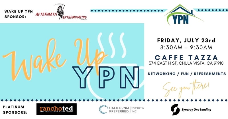 Come start your day with YPN at their next FREE networking event!