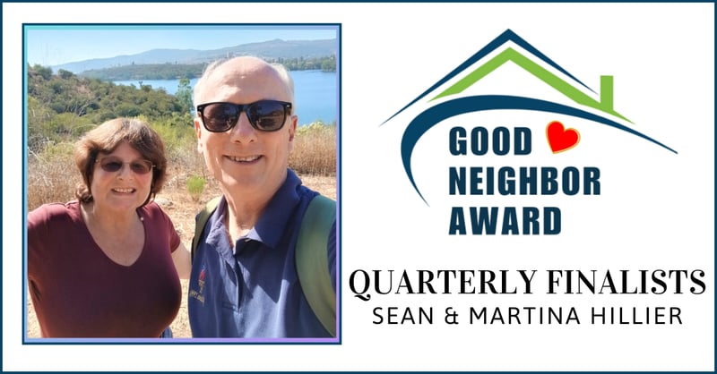 Good Neighbor Finalists: Sean and Martine Hilliers