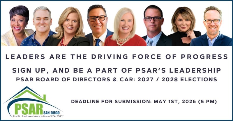 Open for Nomination - 2027 PSAR/CAR Board of Directors