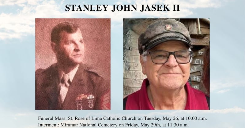 TRIBUTE: STANLEY JOHN JASEK II (DECEMBER 29, 1947 - APRIL 26, 2026)